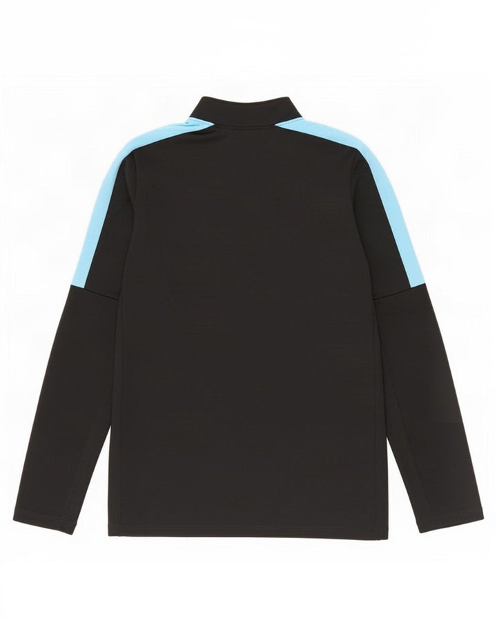 Nike Boys Dri Fit Pullover Trenirka Top 11-12 Years Black Colourblock