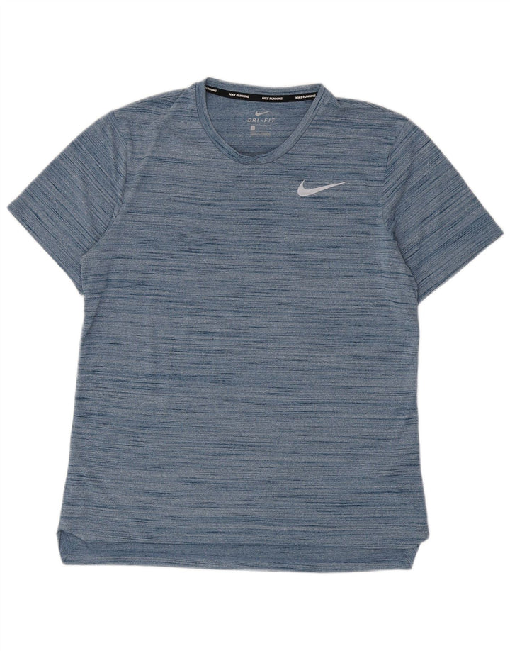 Nike Dri Fit majica s velikim plavim flekama od poliestera