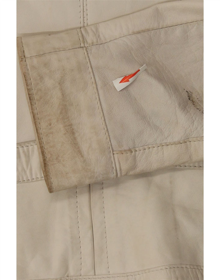 Kor@Kor ženska kožna jakna IT 48 XL od bijele kože