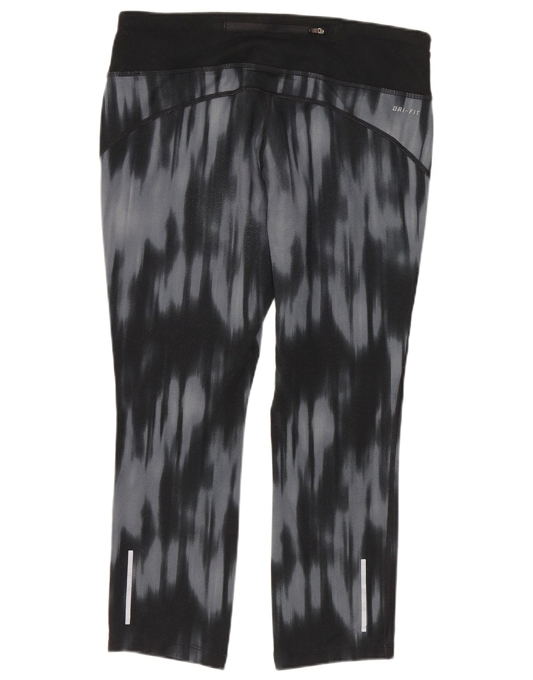 Nike Ženske Dri Fit Capri Leggings UK 12 Medium Blue Tie Dye Poliester