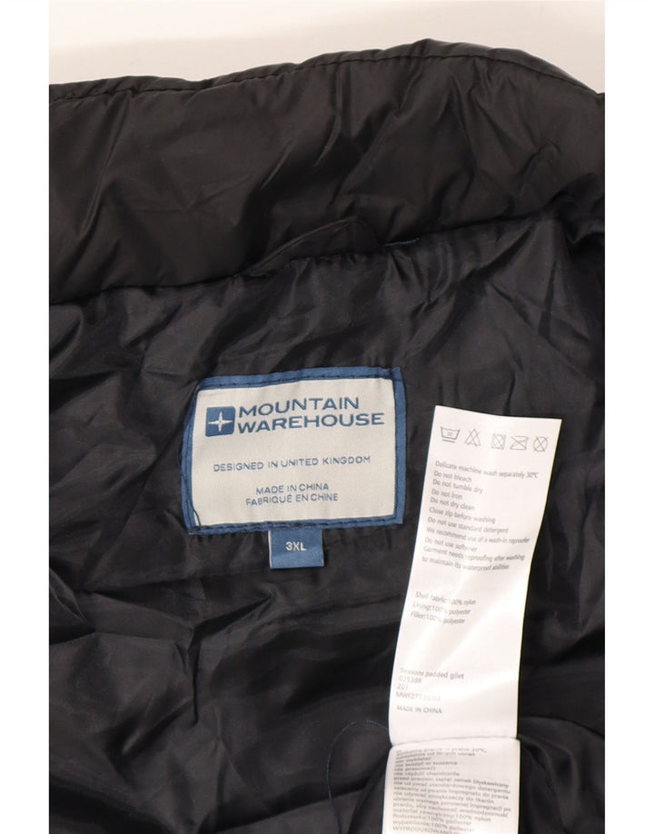 Mountain Warehouse muška podstavljena jakna UK 46 3XL crni najlon