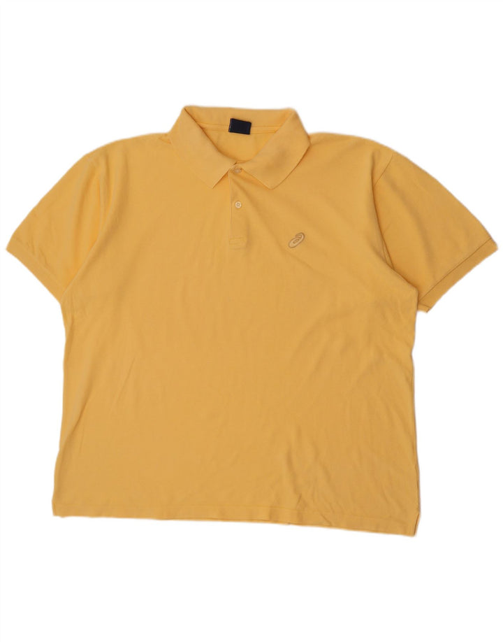 Asics muška polo majica 2XL žuti pamuk