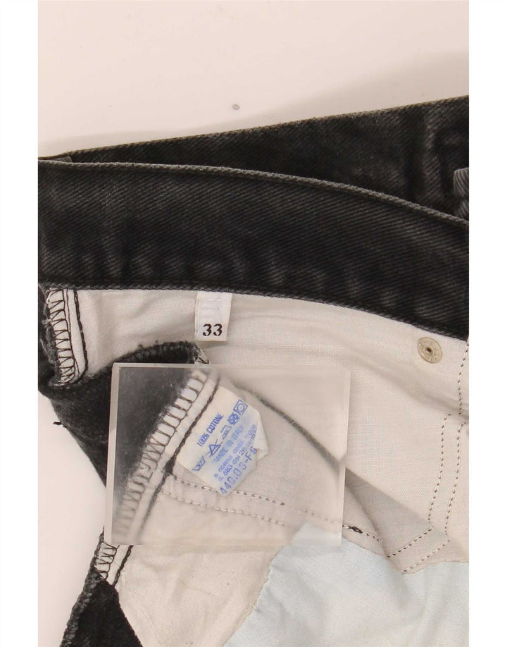 Levi's muške ravne traperice W33 L34 crni pamuk