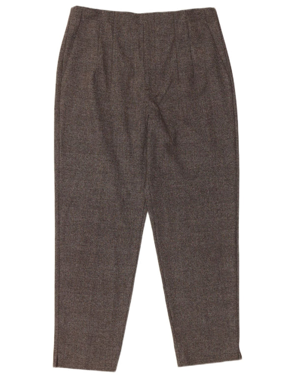 Zara ženske skraćene hlače visokog struka EU 42 Large W32 L27 sive klasične