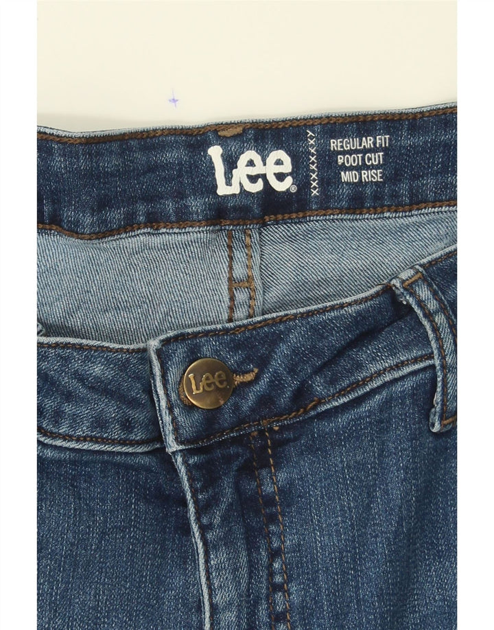 LEE Womens Mid Rise Regular Fit Bootcut Jeans W36 L32 Blue Cotton Vintage Lee and Second-Hand Lee from Messina Hembry 