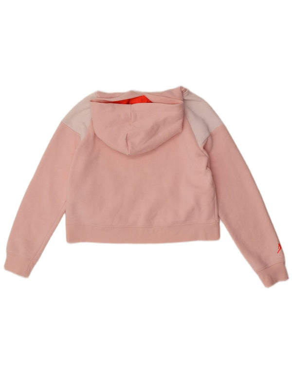 Goodie s kapuljačom Jordan Girls Crop Graphic 12-13 Years Large Pink Colourblock