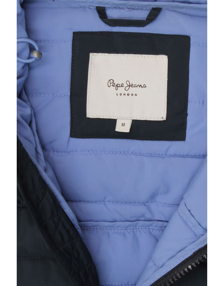 PEPE Jeans muška podstavljena jakna s kapuljačom UK 38 srednje tamnoplavi poliester