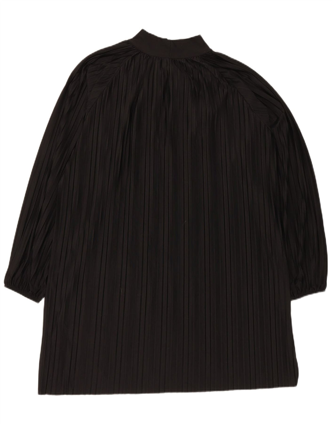 Zara ženska prekomjerna haljina s prednjim vezanjem UK 14 srednje crne pruge