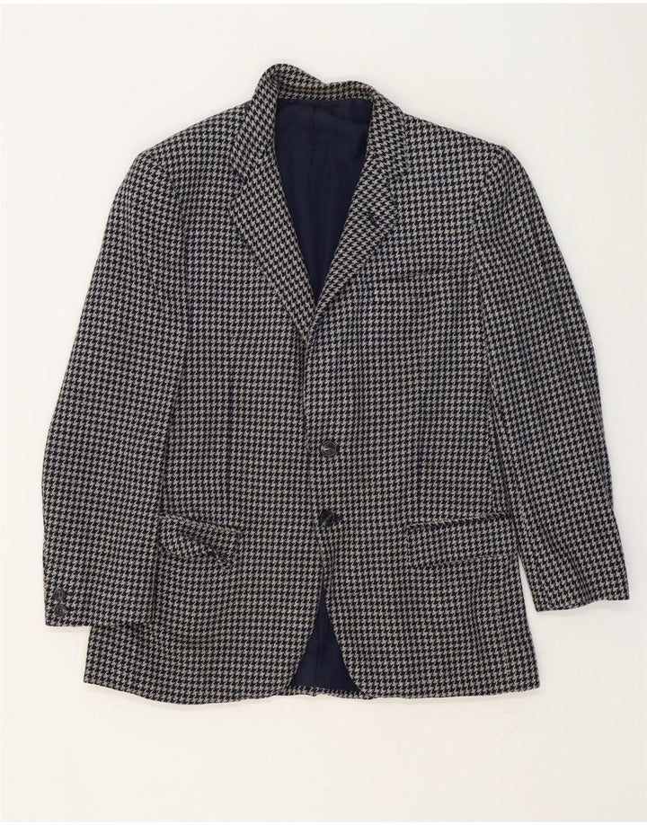 W.Bill London Muški sako sa 2 gumba IT 48 Srednje siva Houndstooth