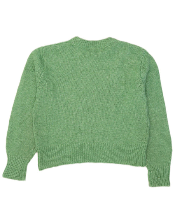Marks & Spencer ženski pulover s okruglim izrezom UK 10 Small Green
