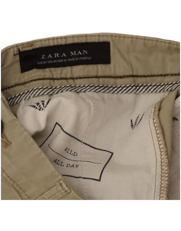 Zara muške chino kratke hlače EU 38 male W30 bež