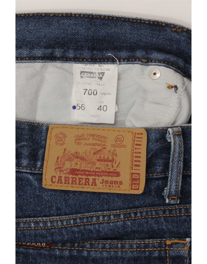 Carrera Mens 700 Regular Straight Jeans W40 L30 Blue Cotton Classic