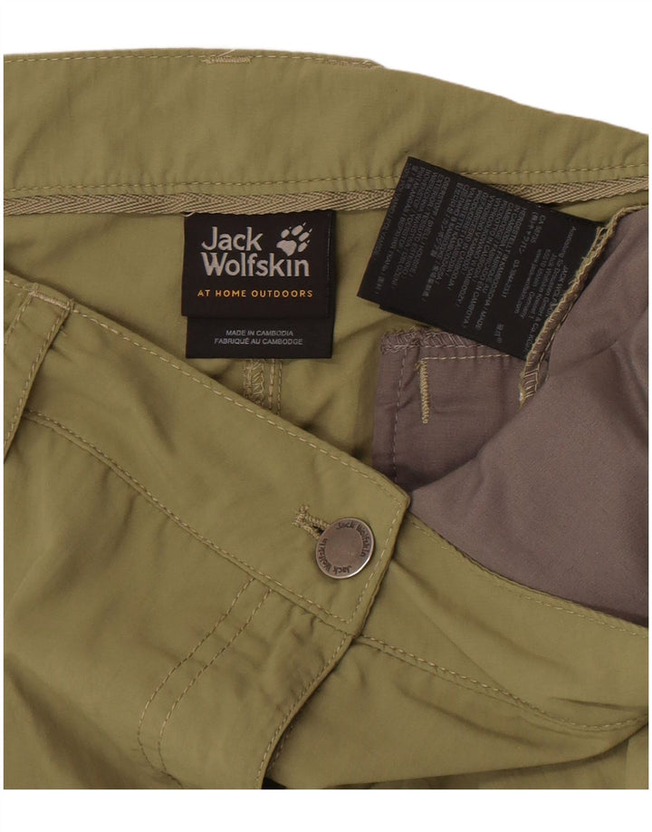 Jack Wolfskin ženske bermude UK 10 male W32 kaki poliamid