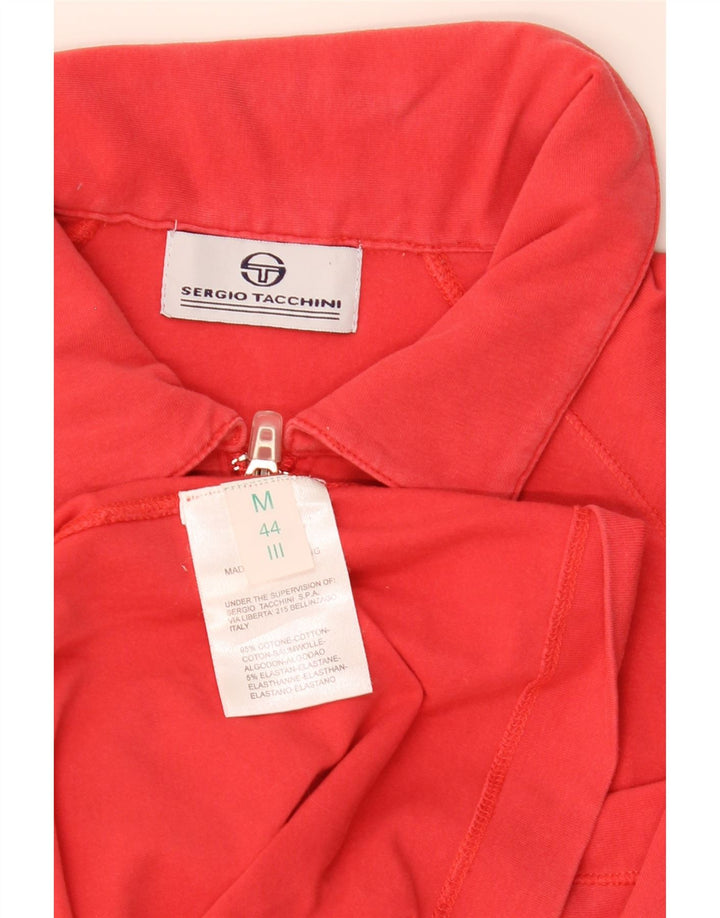 Sergio Tacchini ženska polo majica UK 12 Srednje crveni pamuk