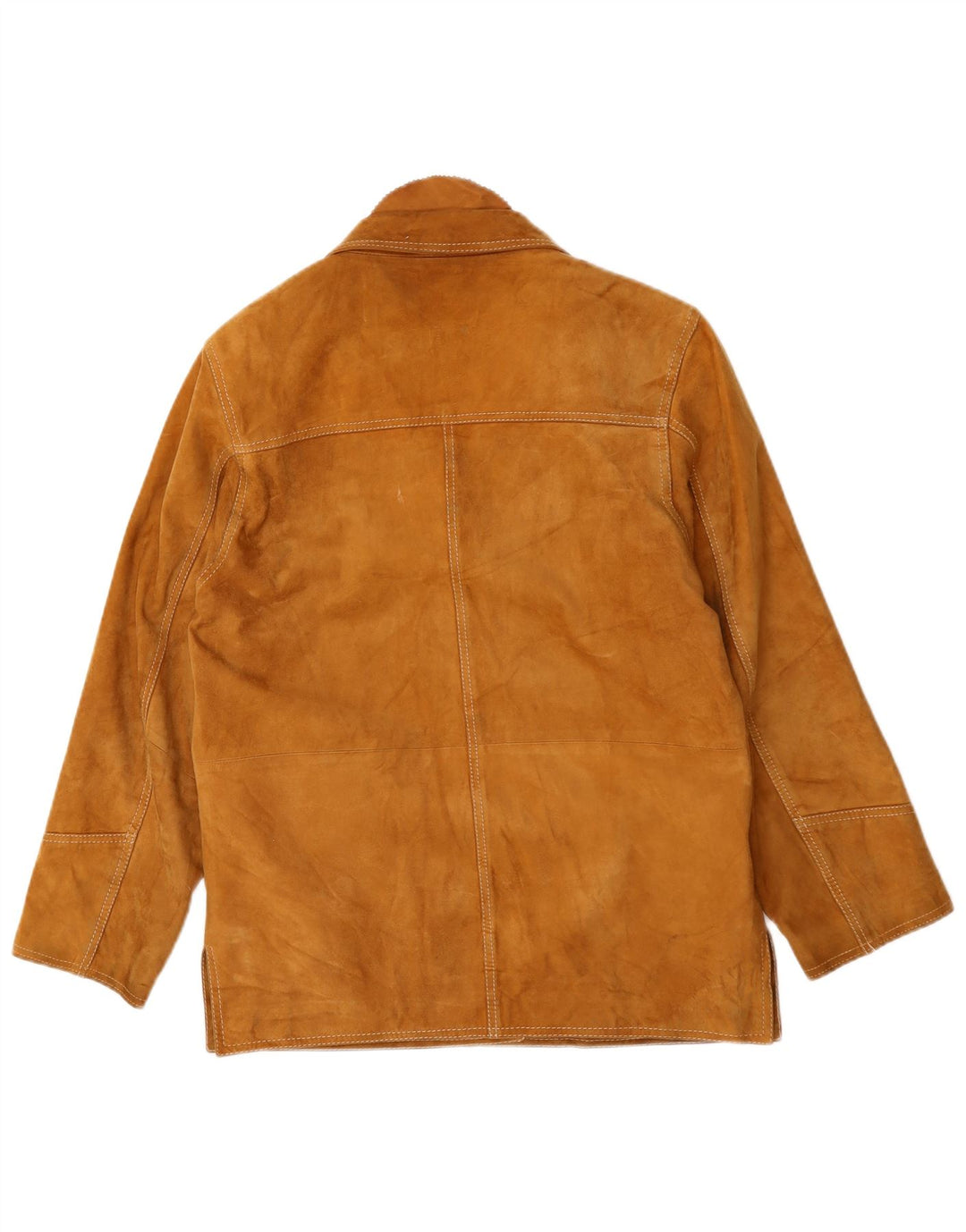 Conbipel ženska jakna od brušene kože s 3 gumba IT 46 velika bež kožna