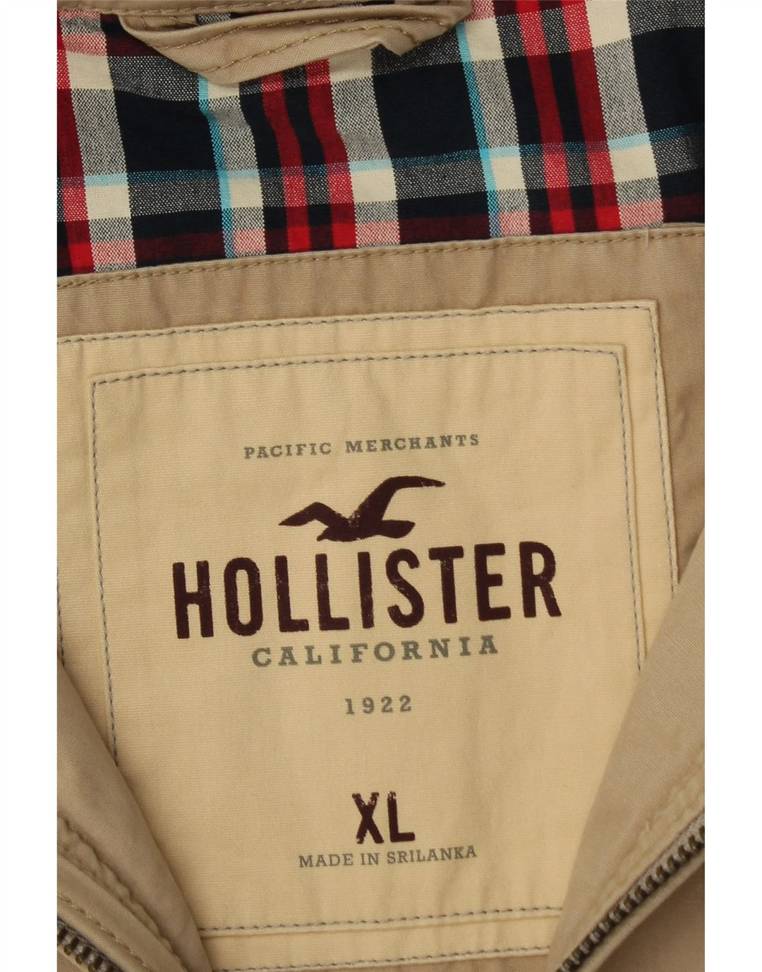 HOLLISTER muška bomber jakna UK 42 XL bež pamuk