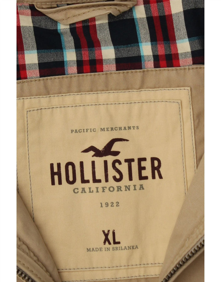 HOLLISTER muška bomber jakna UK 42 XL bež pamuk