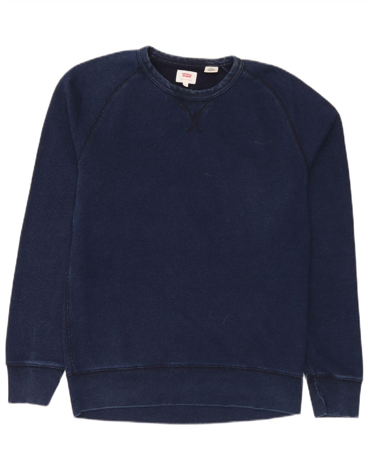 Levi's muški džemper mali tamnoplavi pamuk