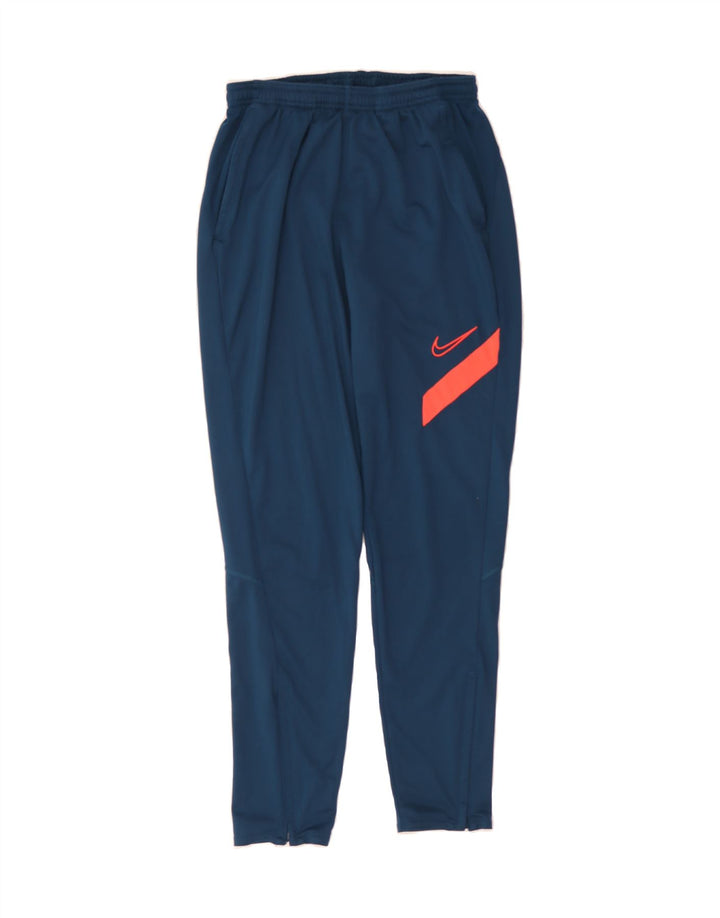 NIKE Mens Tracksuit Trousers Small  Blue Polyester Vintage Nike and Second-Hand Nike from Messina Hembry 
