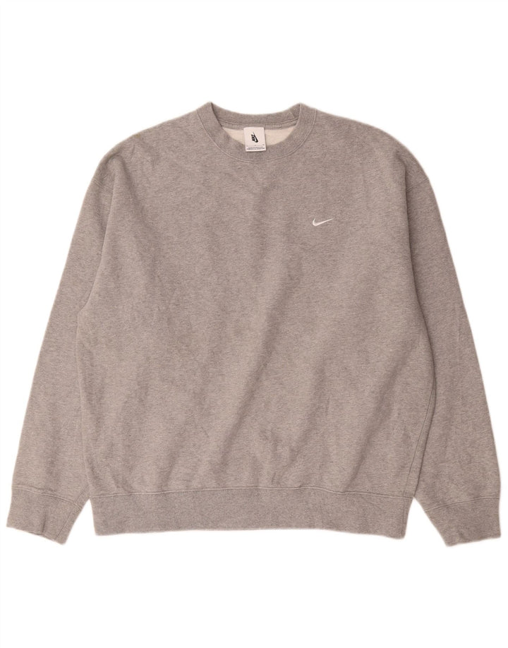 Nike muški džemperi veliki sivi pamuk