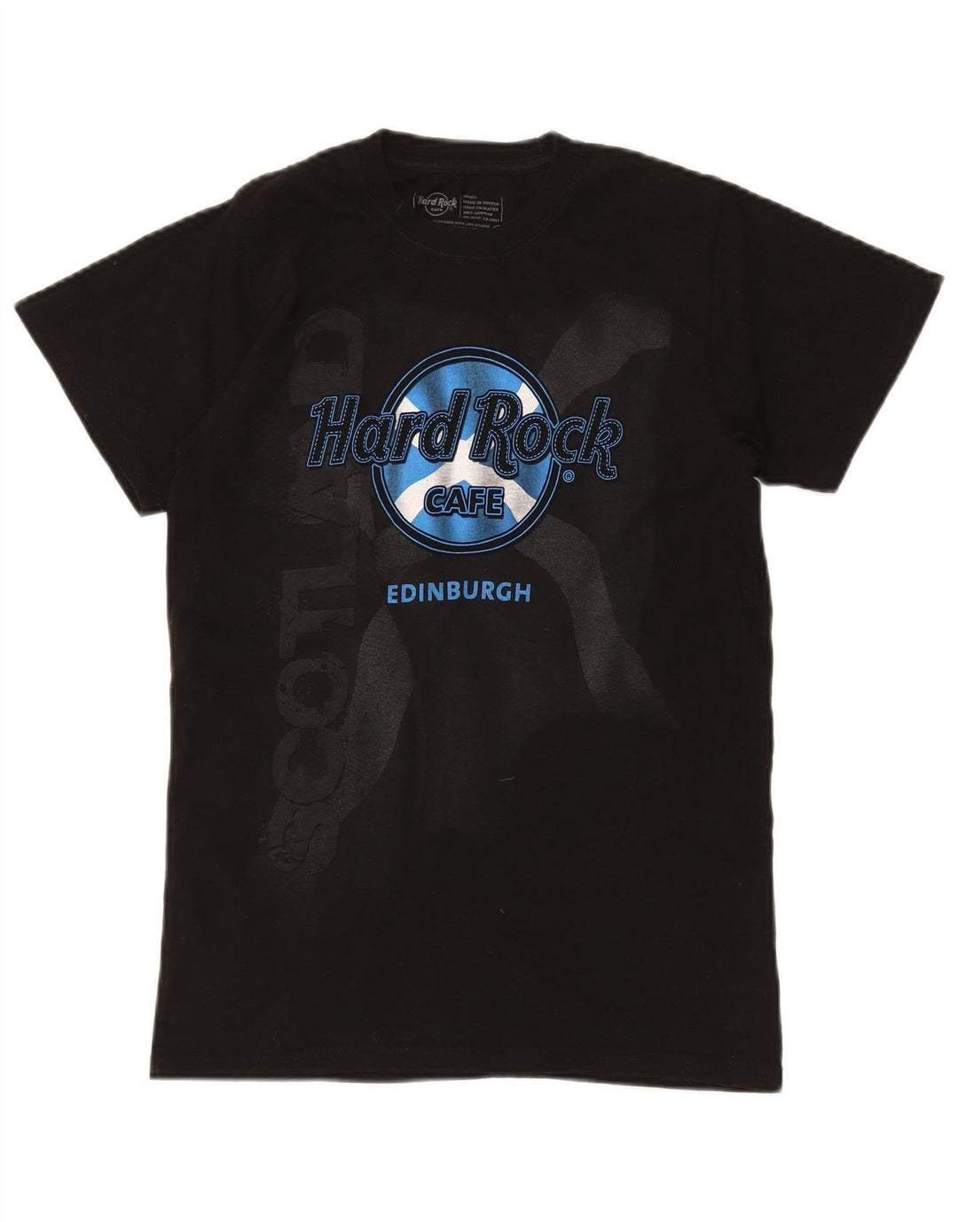 HARD ROCK CAFE Muška majica kratkih rukava Edinburgh, mali crni pamuk
