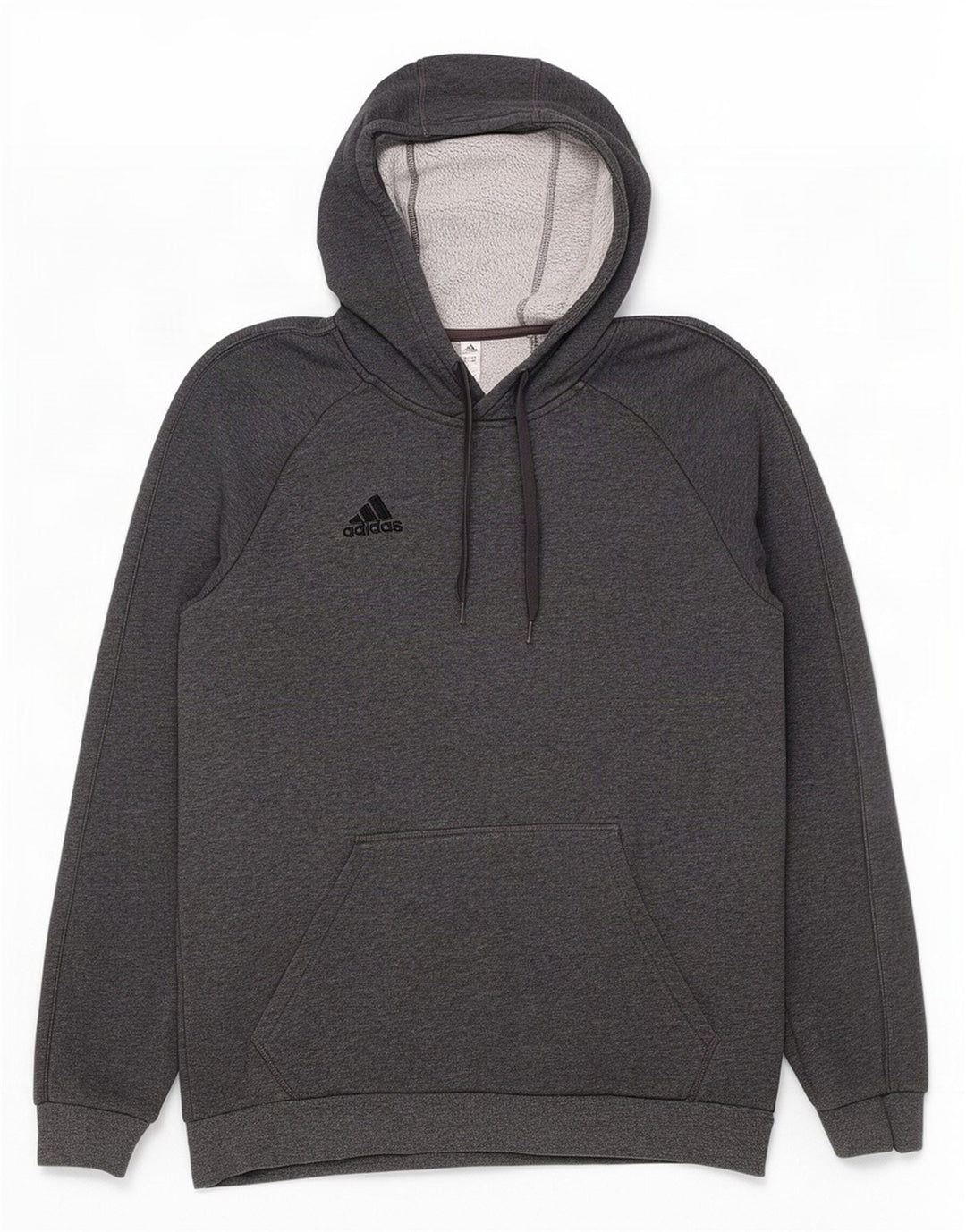 Adidas muška majica s kapuljačom, srednje sivi flekasti pamuk
