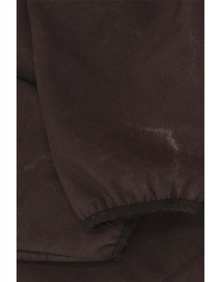 NAUTICA Muška majica s kapuljačom s patentnim zatvaračem Srednji crni poliester