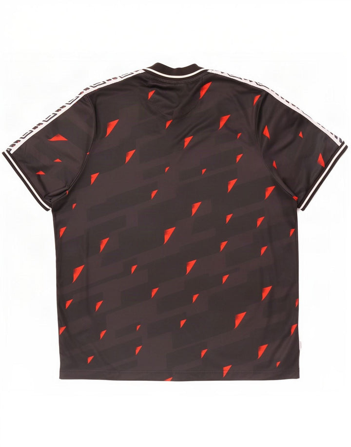 Umbro gornji dio majice s grafičkim motivima 2XL crni geometrijski poliester