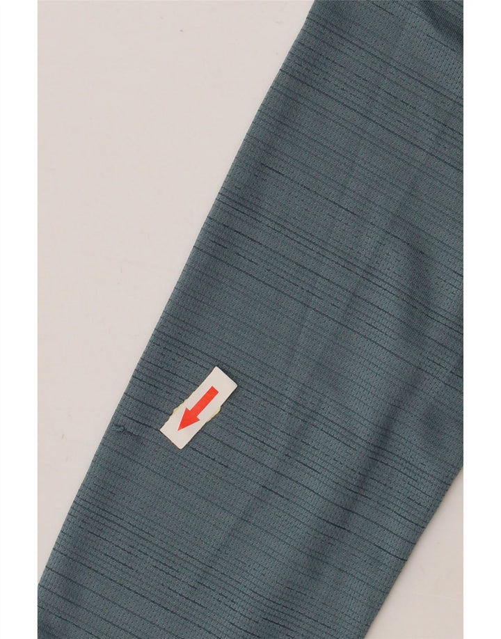 NIKE muška Dri Fit majica s dugim rukavima srednje plave pruge od poliestera