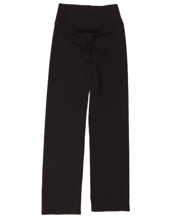 Nike Ženske Dri Fit Trenirke Hlače UK 12 srednje crne