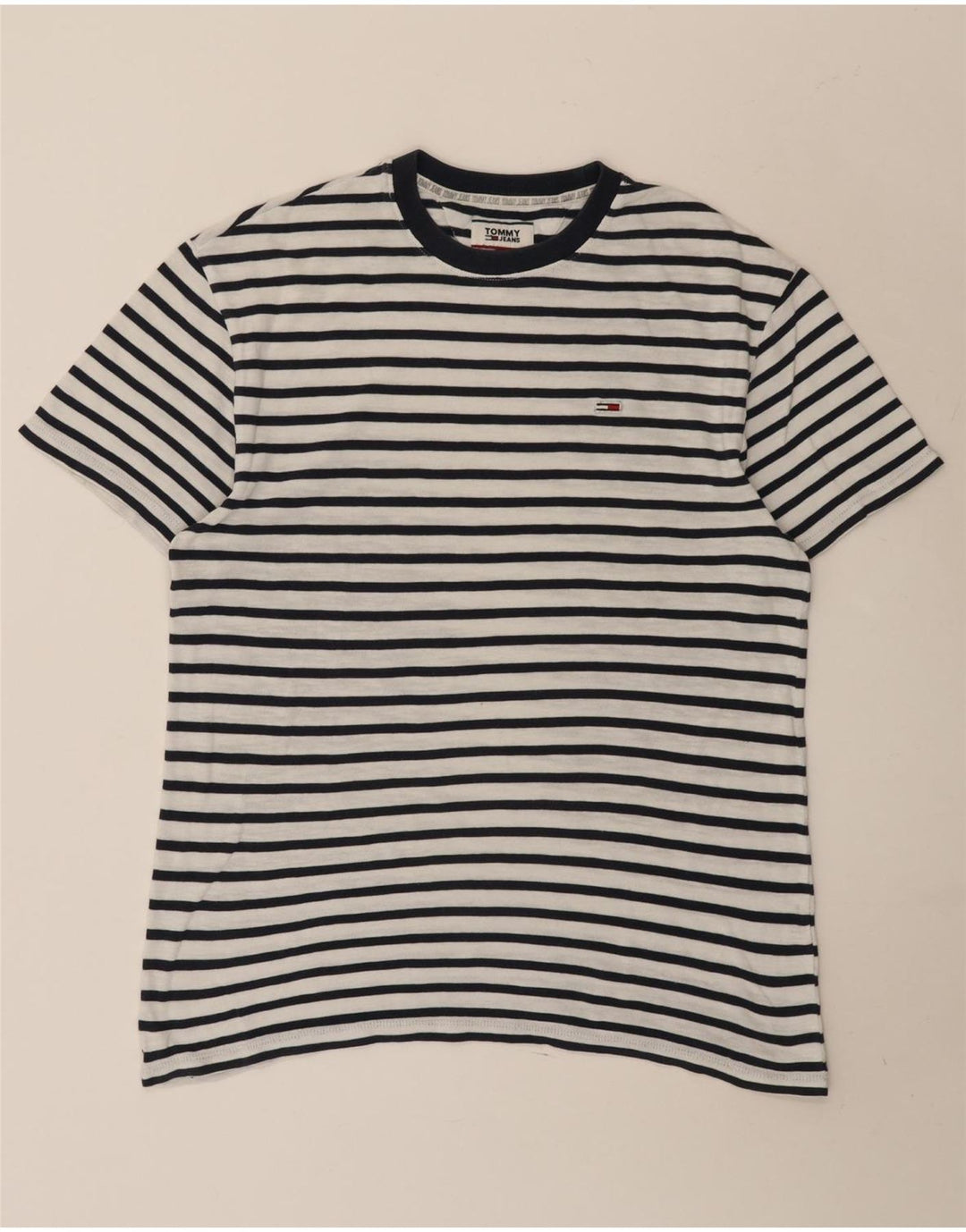Tommy Hilfiger muška majica kratkih rukava srednje bijele pruge