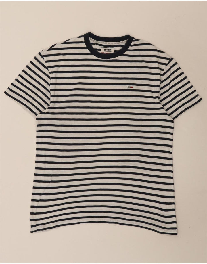 Tommy Hilfiger muška majica kratkih rukava srednje bijele pruge
