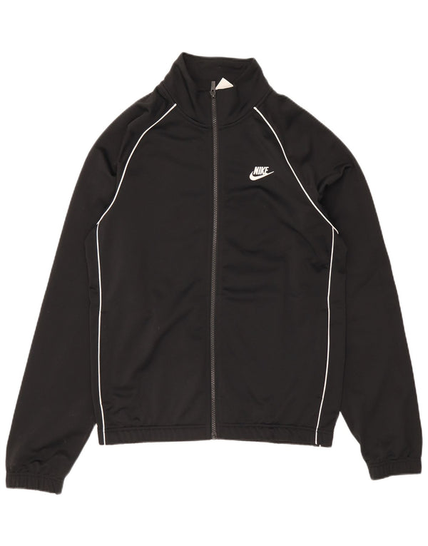 Nike Mens Tracksuit Top Jacket Small Black Polyester
