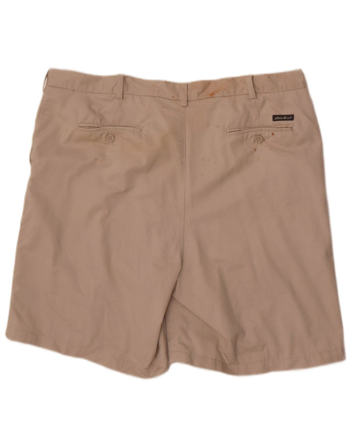Eddie Bauer Muške kratke chino hlače W44 2XL Bež pamuk