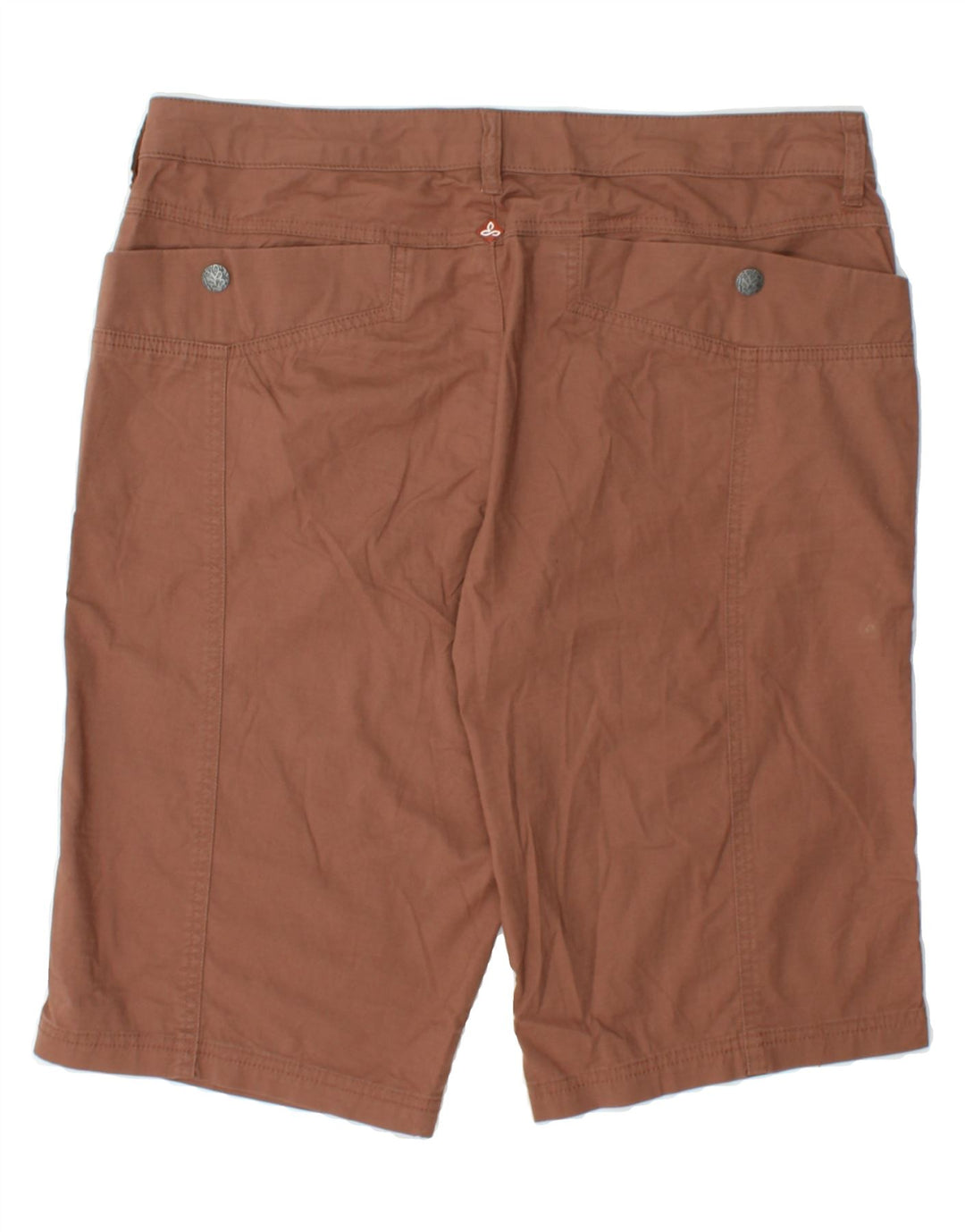 PRANA Womens Bermuda Shorts US 12 Large W34 Brown Cotton Vintage Prana and Second-Hand Prana from Messina Hembry 