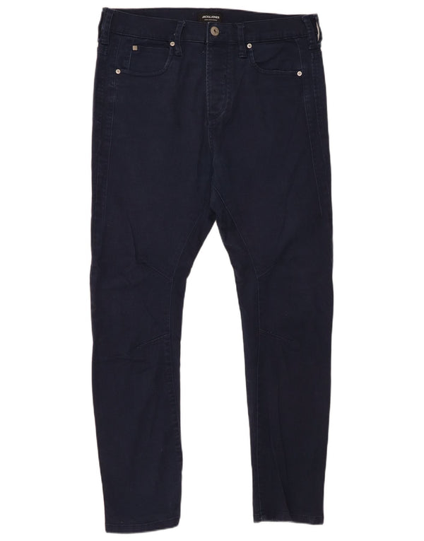 Jack & Jones muške uske traperice W32 L27 tamnoplave