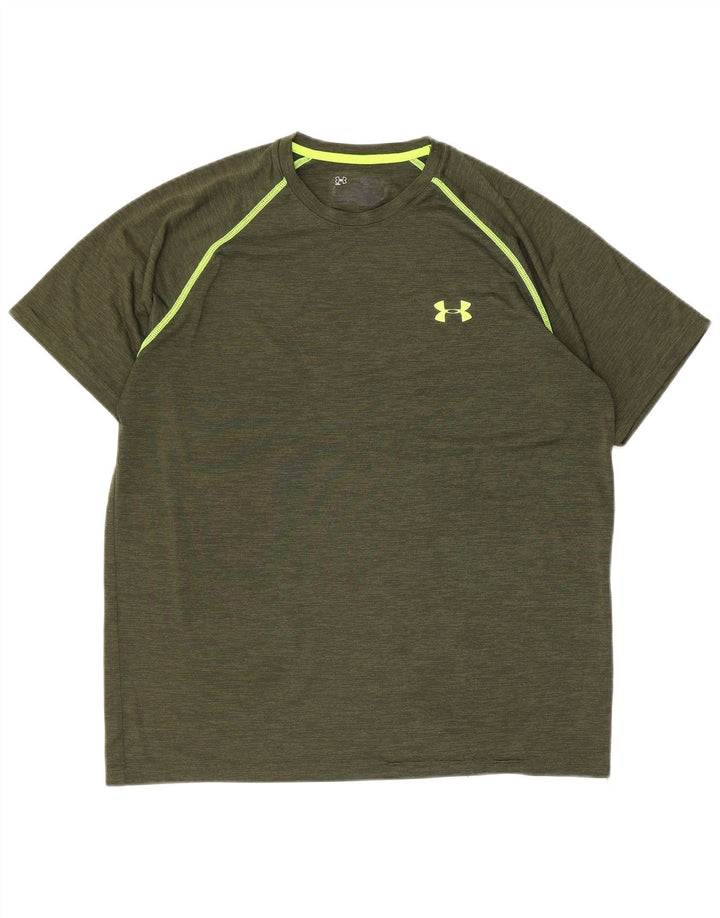 UNDER ARMOUR Muška majica kratkih rukava Veliki kaki s pjegama