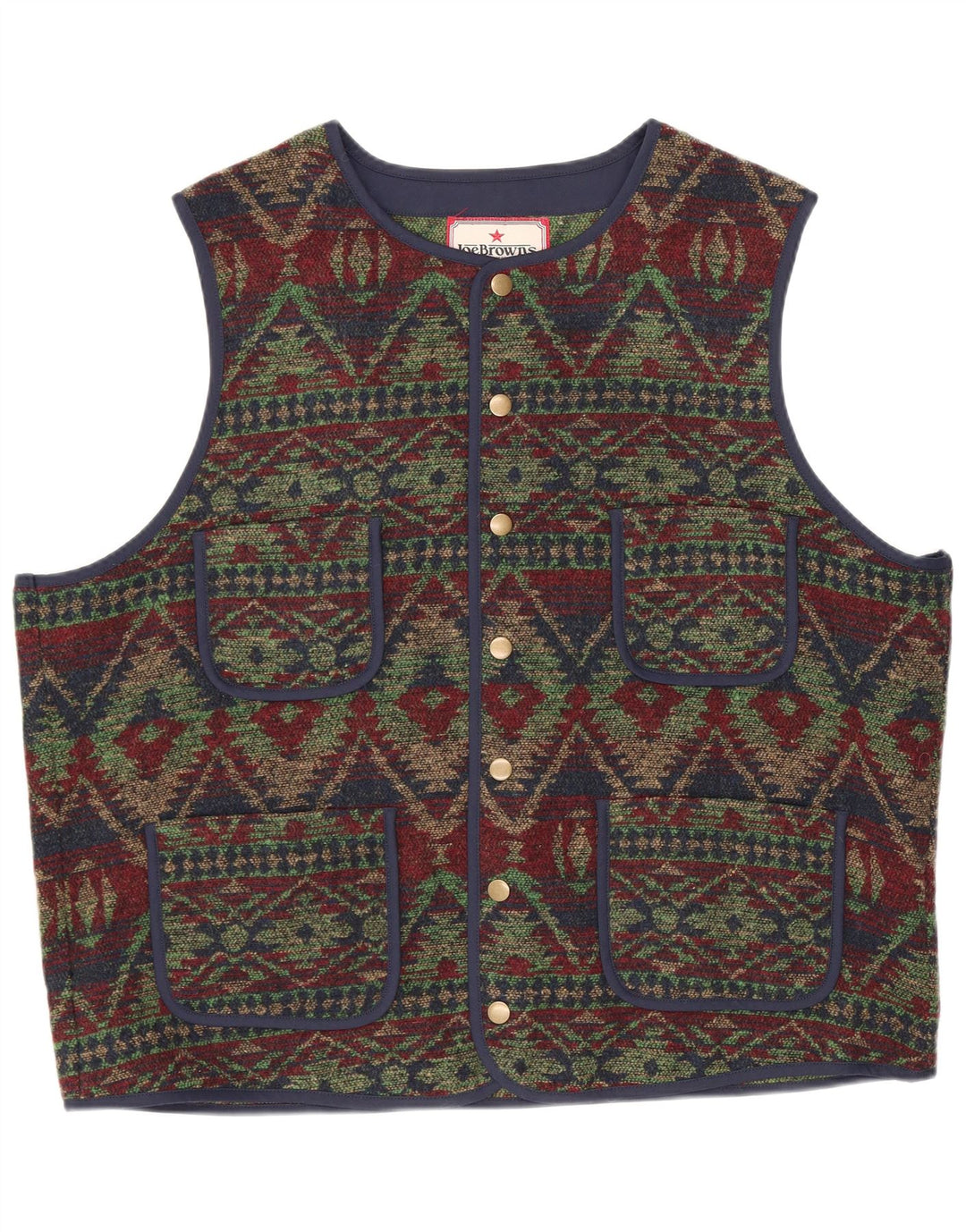 JOE BROWNS Muški prsluk XL višebojni Fair Isle