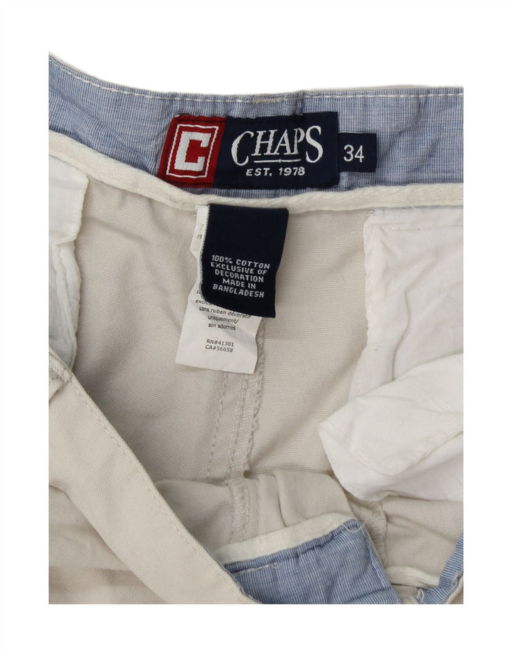 Chaps Mens Cargo kratke hlače W34 Large Beige Cotton