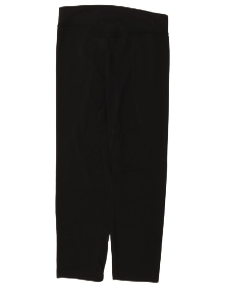 Nike ženske kapri tajice UK 8/10 male crne poliesterske