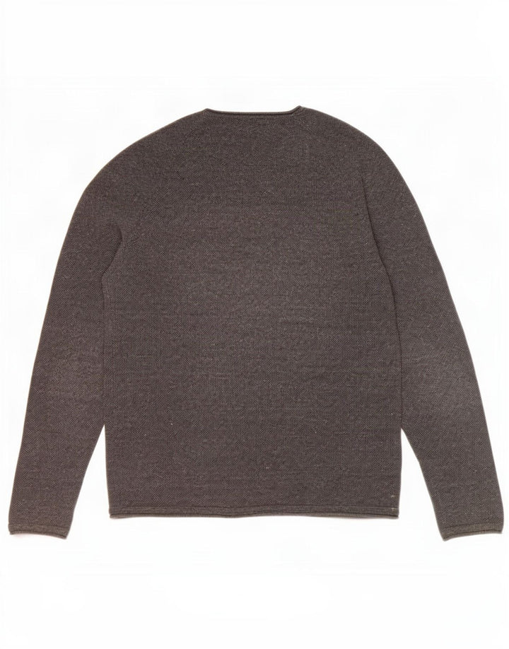 Jack & Jones muška majica dugih rukava veliki sivi pamuk