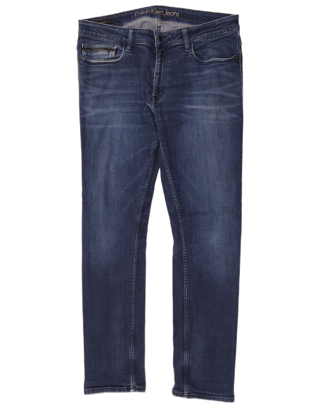 Calvin Klein Muške uske traperice W36 L32 Plave