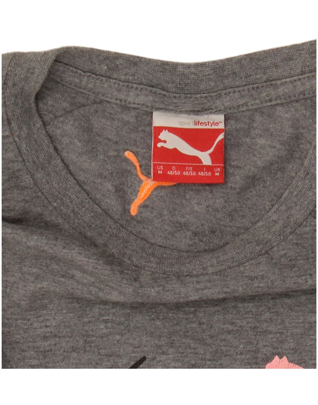 Puma muška majica s grafičkim motivima, srednje siva