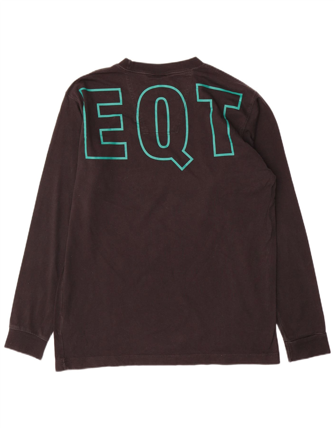 ADIDAS muška majica dugih rukava s grafikama, veliki crni pamuk u blokovima boja