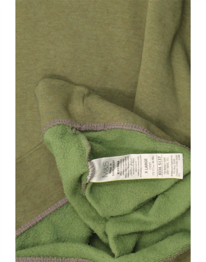 Marks & Spencer muški džemper XL kaki pamuk