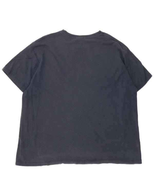 Nike Muška majica kratkih rukava Swoosh Graphic UK 47/48 2XL tamnoplavi pamuk