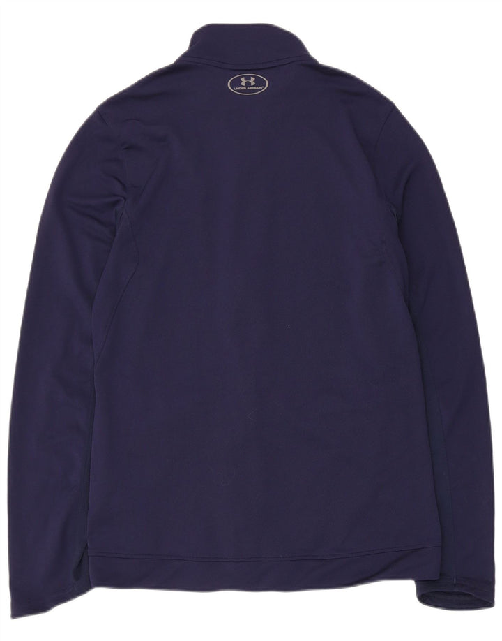 Under Armour ženska gornja jakna trenirke UK 12 srednje tamnoplavi poliester