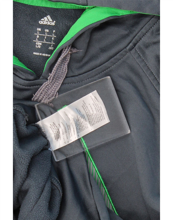 ADIDAS muška majica s kapuljačom s kapuljačom, veliki mornarsko plavi poliester