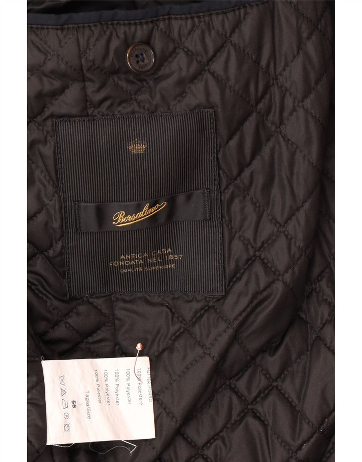 BORSALINO Muški kaput IT 56 3XL tamnoplavi poliesterski klasik