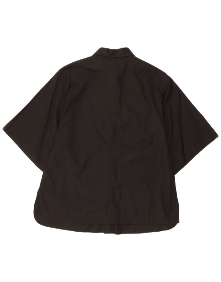 Ženska prevelika košulja kratkih rukava Massimo Dutti EU 34 2XS crna